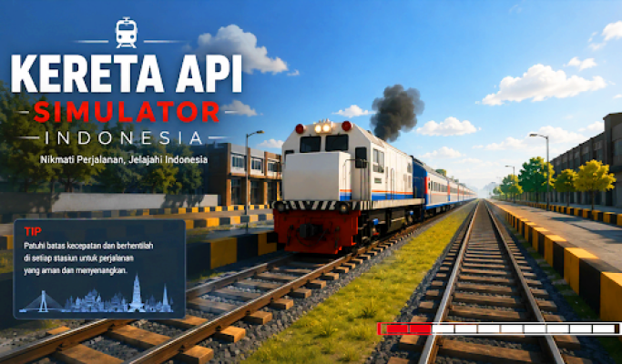 Kereta Api Simulator Indonesia